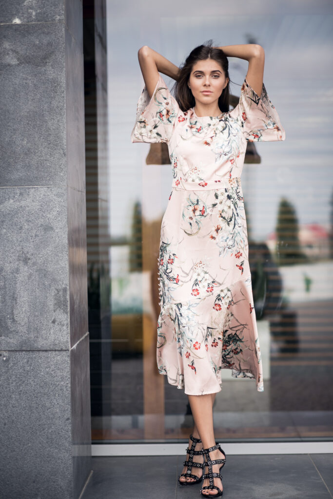 Women in fashion dress