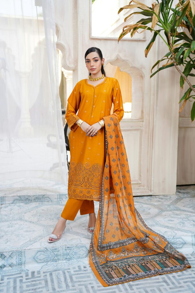 women in yellow salwar kammez