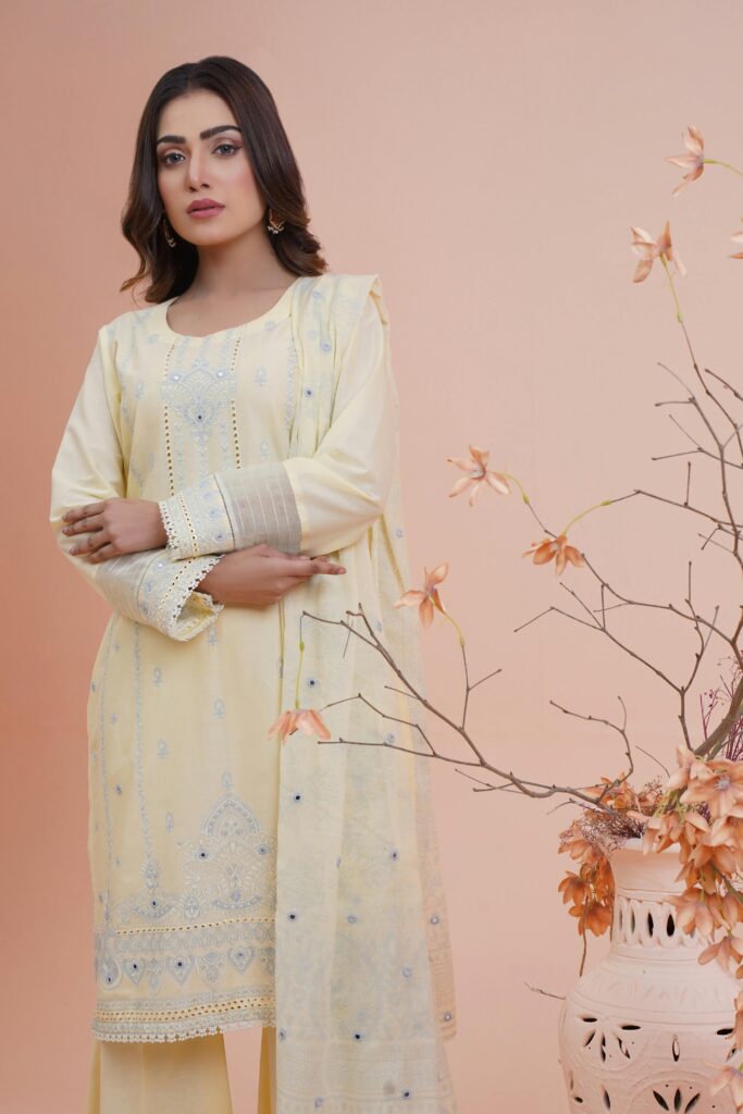 Beautiful Women In Yellow Salvar